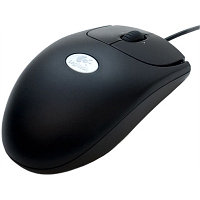 Компьютерная мышь LOGITECH RX250 Optical Mouse (черная) PS2/USB, OEM