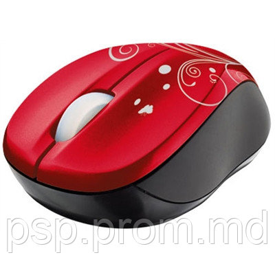 Компьютерная мышь TRUST Vivy Wireless Mini Mouse Red Swirls - фото 1 - id-p3532519