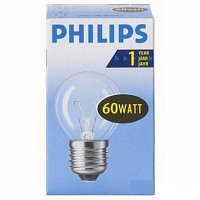 Лампочка PHILIPS P-45 шар.Е27 пр.60W