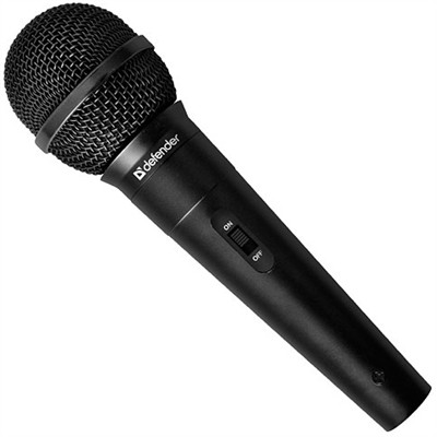 Микрофон DEFENDER MIC-129 кабель 5 м, черный - фото 1 - id-p3532875
