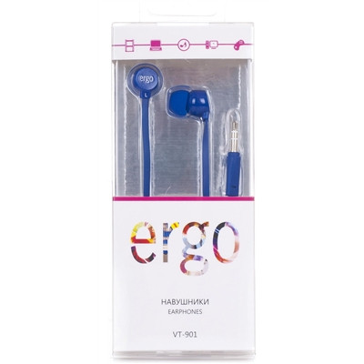 Наушники ERGO VT-901 Blue - фото 1 - id-p3533123