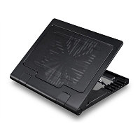 Подставка для ноутбука DEEPCOOL N7, 1 fan-200mm blue LED,2x USB,5 angles,black
