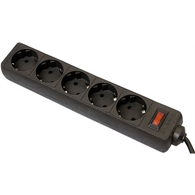 Сетевой фильтр DEFENDER ES3 Black surge protector - фото 1 - id-p3533613