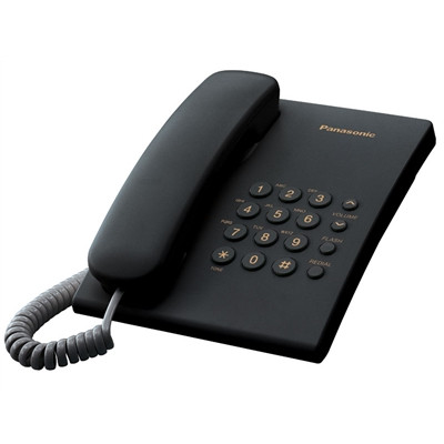 Телефон PANASONIC KX-TS2350 Black (черный) - фото 1 - id-p3534122
