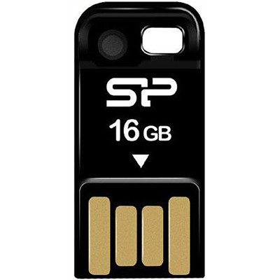 Флешка SILICON POWER Touch T02 16GB Black - фото 1 - id-p3534390