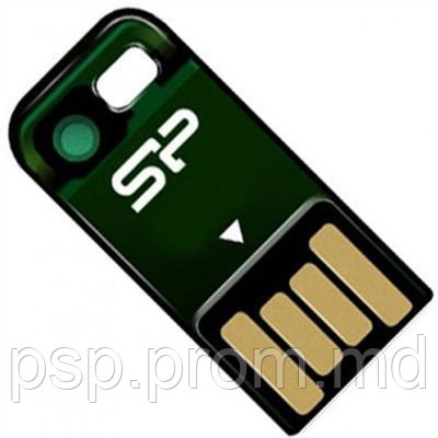 Флешка SILICON POWER Touch T02 8GB Green - фото 1 - id-p3534392