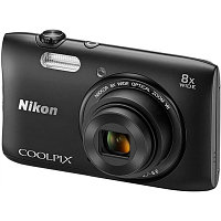 Цифровой Фотоаппарат NIKON Coolpix S3600 Black