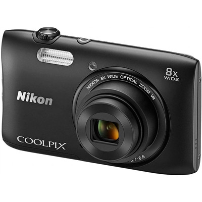 Цифровой Фотоаппарат NIKON Coolpix S3600 Black - фото 1 - id-p3534637