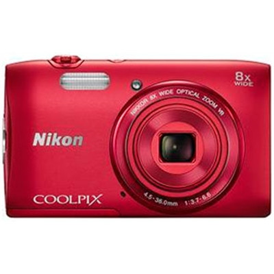 Цифровой Фотоаппарат NIKON Coolpix S3600 Red - фото 1 - id-p3534638