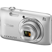 Цифровой Фотоаппарат NIKON Coolpix S3600 Silver