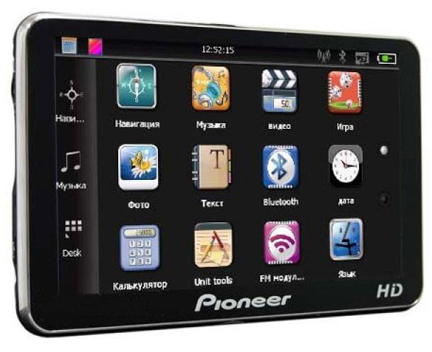 GPS навигатор Pioneer 5 дюймов без AV и Bluetooth - фото 1 - id-p3552538
