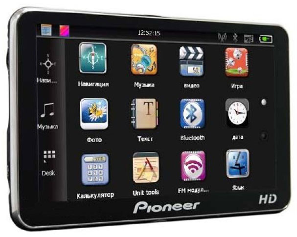 GPS навигатор Pioneer 5 дюймов с AV и Bluetooth - фото 1 - id-p3552540