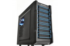 Thermaltake Chaser A21 CA-1A3-00M1WN-00 Middle Tower ATX, 1-cooler Blue LED, USB3.0x1, USB2.0x1, HD Audiox1, Black - фото 1 - id-p3554427
