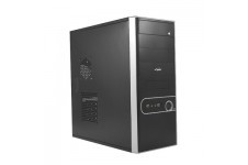 SPD202B CoolBox MiddleTower, ATX, 420W CE (20+4pin), Audio&2xUSB2.0, Silver/Black - фото 1 - id-p3554450