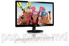 19.5" WideScreen 0.270 Philips 200V4LAB, W-LED, 1600*900@60, 1000:1(10.000000:1), 5ms, DVI, TCO05, Multimedia (2x2W RMS), GlossyBlack - фото 1 - id-p3554534