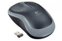 Logitech Wireless Mouse M165 Black, Optical Mouse for Notebooks, Nano receiver, Grey/Black, Retail