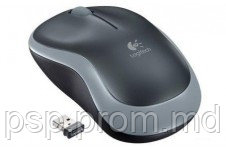 Logitech Wireless Mouse M165 Black, Optical Mouse for Notebooks, Nano receiver, Grey/Black, Retail - фото 1 - id-p3554599