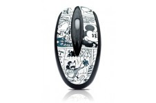 Cirkuit Planet Mini DSY-MM202 Disney Mickey Retro, Optical, 1000dpi, Scroll, Retractable Cable, USB