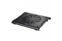 Spire SP-NC343-BK Notebook Cooling Pad, 1x200mm silent Fan/600RPM/19.1dBA, 12"-17" laptops size, Black, USB