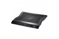 Spire SP-NC342-BK Notebook Cooling Pad, 2xUSB port, 1x200mm silent Fan/600RPM/19.1dBA, 12"-17" laptops size, Black, USB