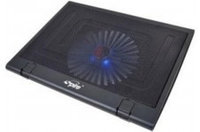 Spire SP-315PB-V2 Astro Notebook Cooling pad, Aluminum, 2-port USB 2.0 HUB, AirFlow:16cfm/700RPM/23dBA/160x160x20mm, BlueLED, USB