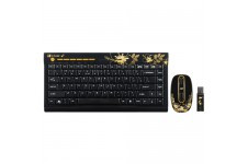 G-Cube Kit RF Keyboard GRKSA-610SS Aloha Sunset 6-Hot Keys, UltraRange - 10m, 2.4GHz, & RF 2xClick, 1000dpi, UltraLowPowerCons (8mA) - фото 1 - id-p3554725