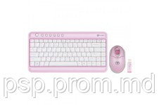 G-Cube Kit RF Keyboard GRKST-520C TravleTini Pink 6-Hot Keys, UltraRange - 10m, 2.4GHz, Headset&USB2.0 - Extension port & RF 2xClick, 1000dpi - фото 1 - id-p3554727