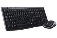 Logitech Kit Wireless Combo MK270, 2,4GHz, Multimedia keyboard (8 hotkeys), Black