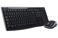 Logitech Kit Wireless Combo MK270, 2,4GHz, Multimedia keyboard (8 hotkeys), Black - фото 1 - id-p3554735