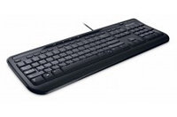Keyboard Microsoft Retail 600, USB, Black (US/RU)