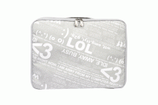 G-Cube GNCR-713S ChatRoom Daytime Laptop Sleev Bag, 13-14.1", Size: 36.5*5.5*27.5 cm, (Silver) - фото 1 - id-p3554902