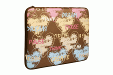 G-Cube GNH-10L SoHappyTogether Love Laptop Sleev Bag, 10-11.6", Size: 28.5*1,8*20 cm, (Beige) - фото 1 - id-p3554905