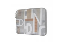 G-Cube GNJD-813S Geometric Laptop Sleev Bag, 13-14.1", Size: 36.5*5.5*27.5 cm, (Silver) - фото 1 - id-p3554915