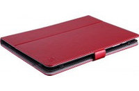 Prestigio PTCL0208RD Universal Leather Rotating Case with Stand Function, for most 8" tablets, Size: 285 x 199 x 27 mm, Red