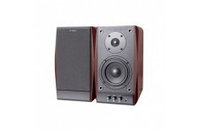 F&D R224 (Cherry, 2x18W RMS(4"+1"), 20-20kHz, 65dB, Magneticaly Shield, Treble, Bass, Wooden)