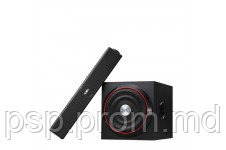 F&D E300 (Black, SoundBar 2x11W RMS(4"), 13W subwoofer(6.5"), 20-20kHz, 65dB, Bass, Wooden-Subwoofer) - фото 1 - id-p3555081