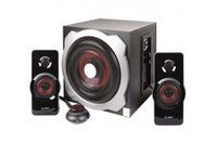 F&D A511 (Black, 2x16W RMS(3"), 20W subwoofer(6,5"), 65-20kHz, 65dB, Bass, Wooden-Subwoofer) Cable Romote Control