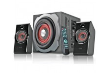 F&D A530U (Black, MP3/WMA-Player USB/SD/MMC/MS, 2x16W RMS(3"), 20W subwoofer(6,5"), 65-20kHz, 75dB, Bass, Wooden-Subwoofer) Remote Control - фото 1 - id-p3555085