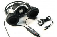 A4Tech HSB-100U (20-20kHz, 105dB/ 30-16kHz, 58dB), 2in1 Headseet & 2.1-Speakers, Foldaway Design, w/microphone, USB