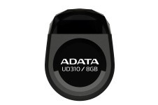 8Gb USB2.0 Flash Drive ADATA, DashDrive UD310, black (Read-18MB/s, Write-5MB/s), Jewell like - фото 1 - id-p3555213