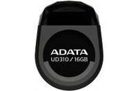 16Gb USB2.0 Flash Drive ADATA, DashDrive UD310, black (Read-18MB/s, Write-5MB/s), Jewell like
