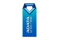 16Gb USB2.0 Flash Drive ADATA, DashDrive UC510, blue (Read-18MB/s, Write-5MB/s), Featherlight Durability