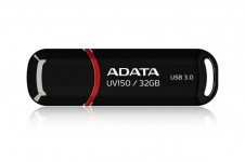 32Gb USB3.0 Flash Drive ADATA, DashDrive UV150, black (Read-90MB/s, Write-20MB/s), SmarterDesign - фото 1 - id-p3555262