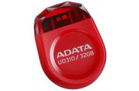32Gb USB2.0 Flash Drive ADATA, DashDrive UD310, red (Read-18MB/s, Write-5MB/s), Jewell like