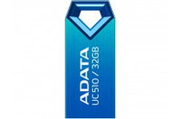 32Gb USB2.0 Flash Drive ADATA, DashDrive UC510, blue (Read-18MB/s, Write-5MB/s), Featherlight Durability