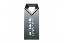 32Gb USB2.0 Flash Drive ADATA, DashDrive UC510, titanium (Read-18MB/s, Write-5MB/s), Featherlight Durability - фото 1 - id-p3555267