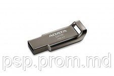 32Gb USB3.0 Flash Drive ADATA, DashDrive UV131, grey (Read-100/s, Write-50MB/s), Metal Case, Chromium Grey - фото 1 - id-p3555269