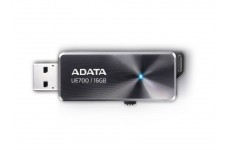 16Gb USB3.0 Flash Drive ADATA, DashDrive Elite UE700, black (Read-155MB/s, Write-25MB/s), Retractable USB - фото 1 - id-p3555270