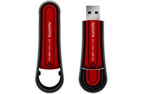 32Gb USB3.0 Flash Drive ADATA, Superior S107, red (Read-100MB/s, Write-25MB/s), Rubber, Waterproof