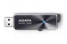 32Gb USB3.0 Flash Drive ADATA, Dash Drive Elite UE700, black (Read-190MB/s, Write-50MB/s), Retractable USB - фото 1 - id-p3555279